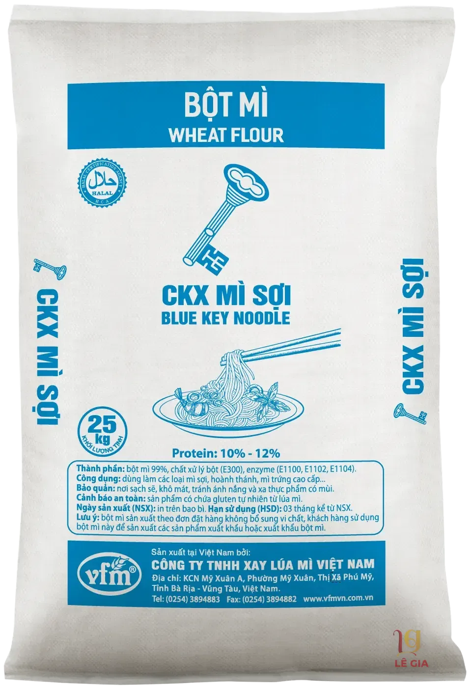 Bột Mì Chìa Khóa Xanh Mì Sợi
