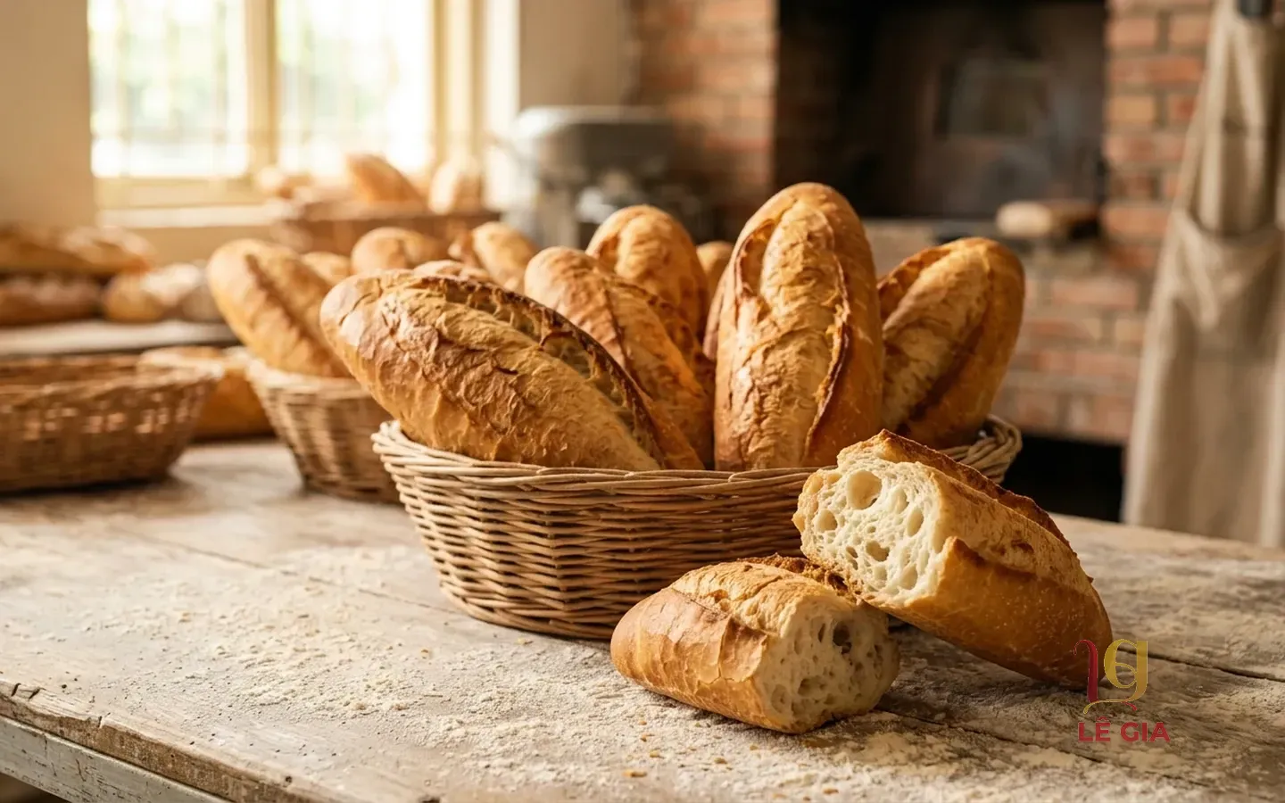 Chọn bột làm bánh mì Việt Nam vỏ giòn, ruột xốp