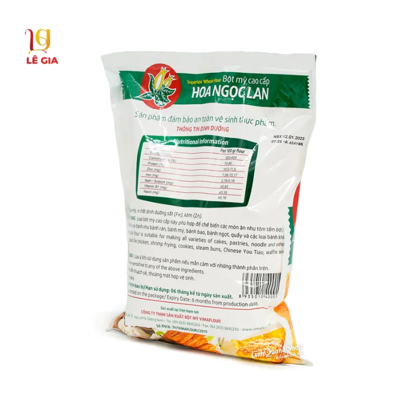 Nguyên liệu Bột mì Hoa Ngọc Lan